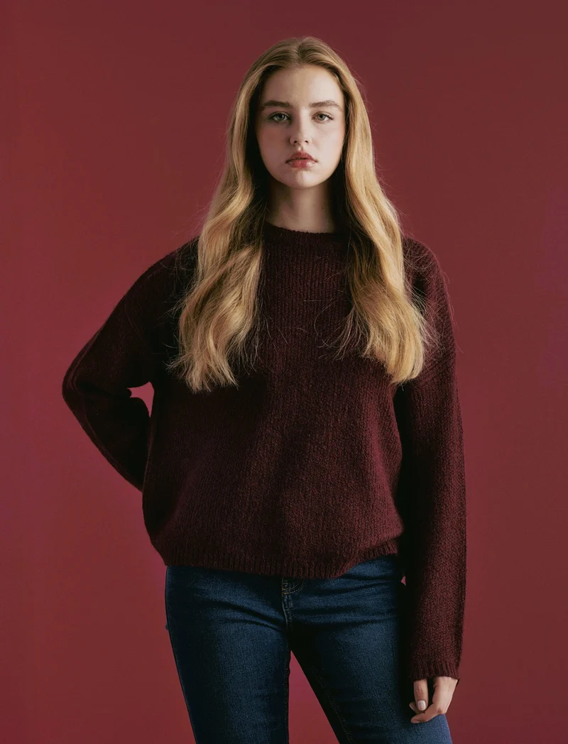 PULLOVER MANIACA LUNGA - Vinaccia