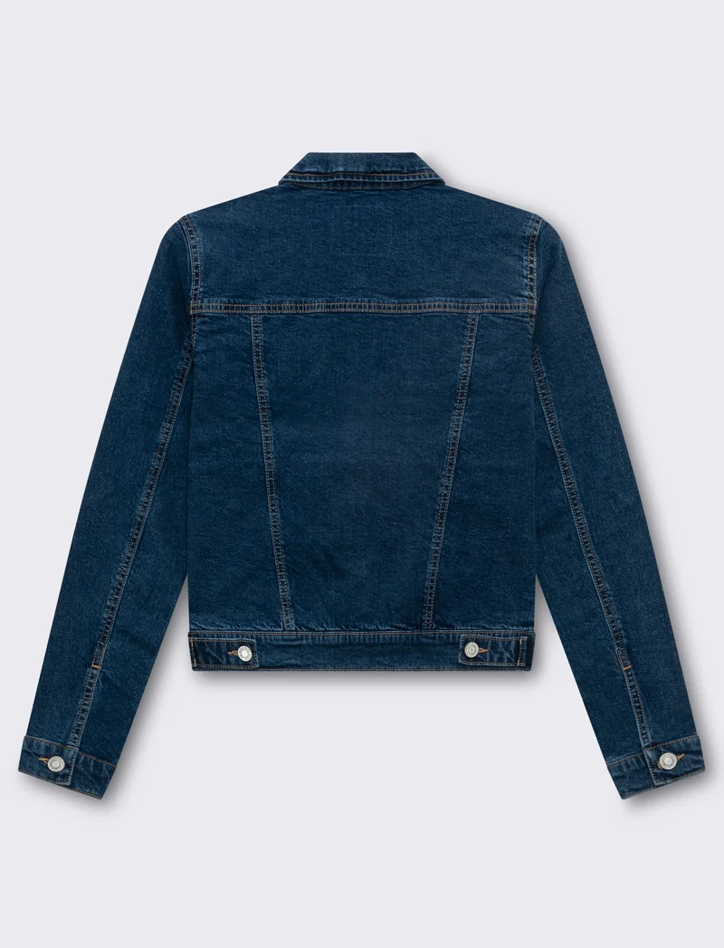 Giubbotto di jeans slim da donna - Denim