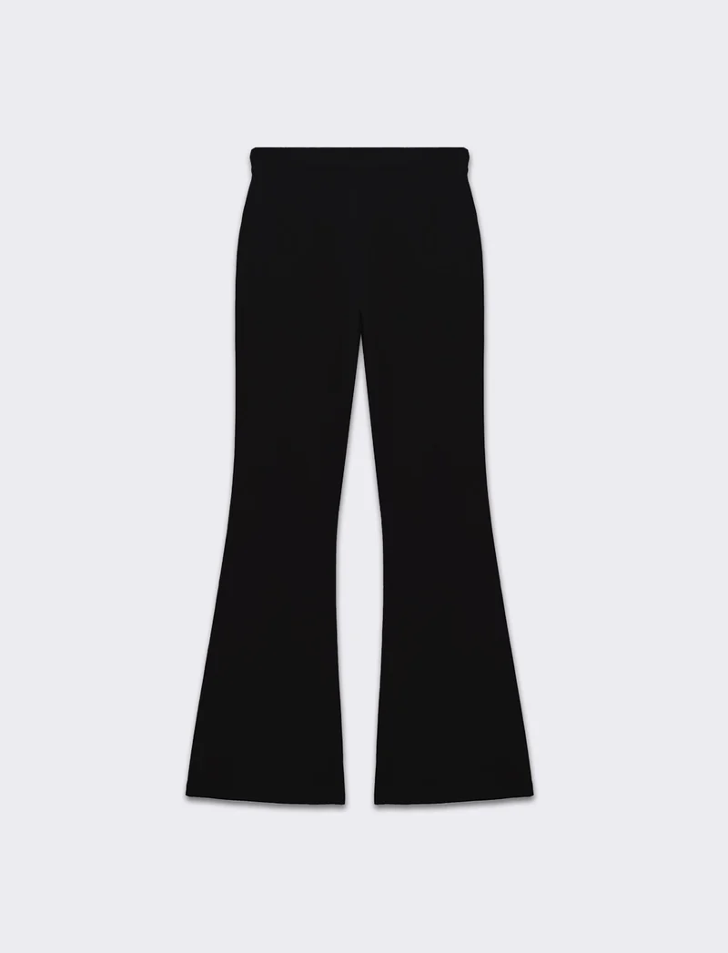 Pantalone basico flare da donna - Nero