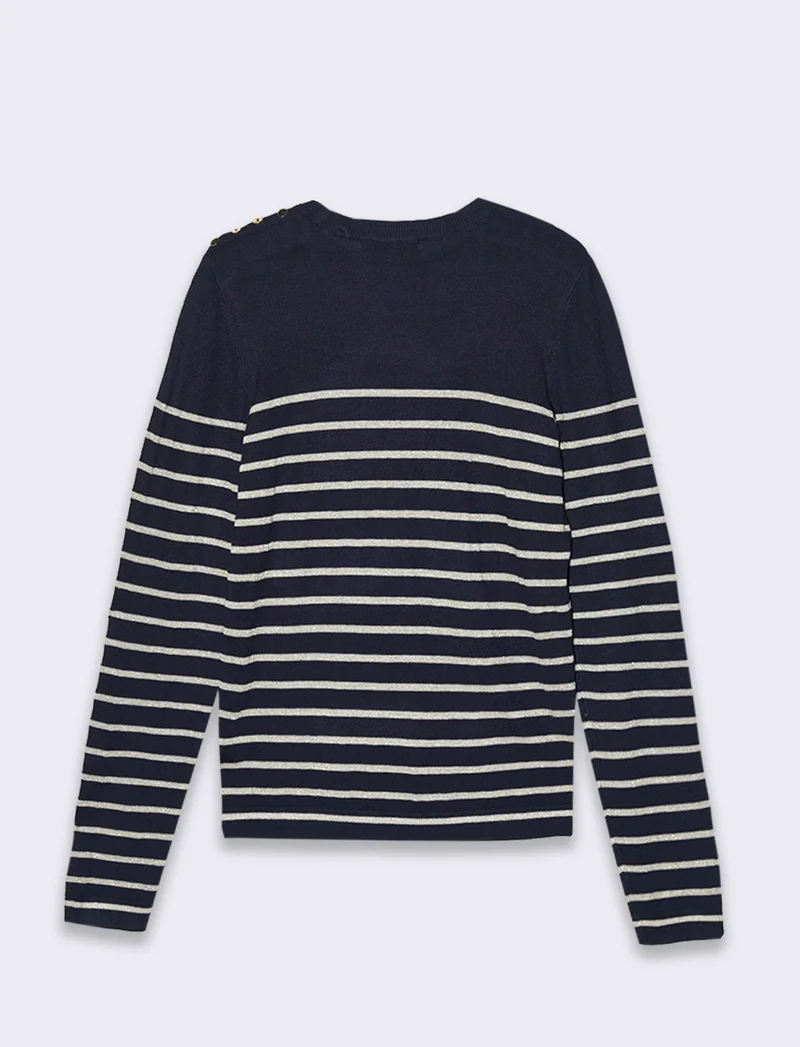 Maglia manica lunga da donna - Blu