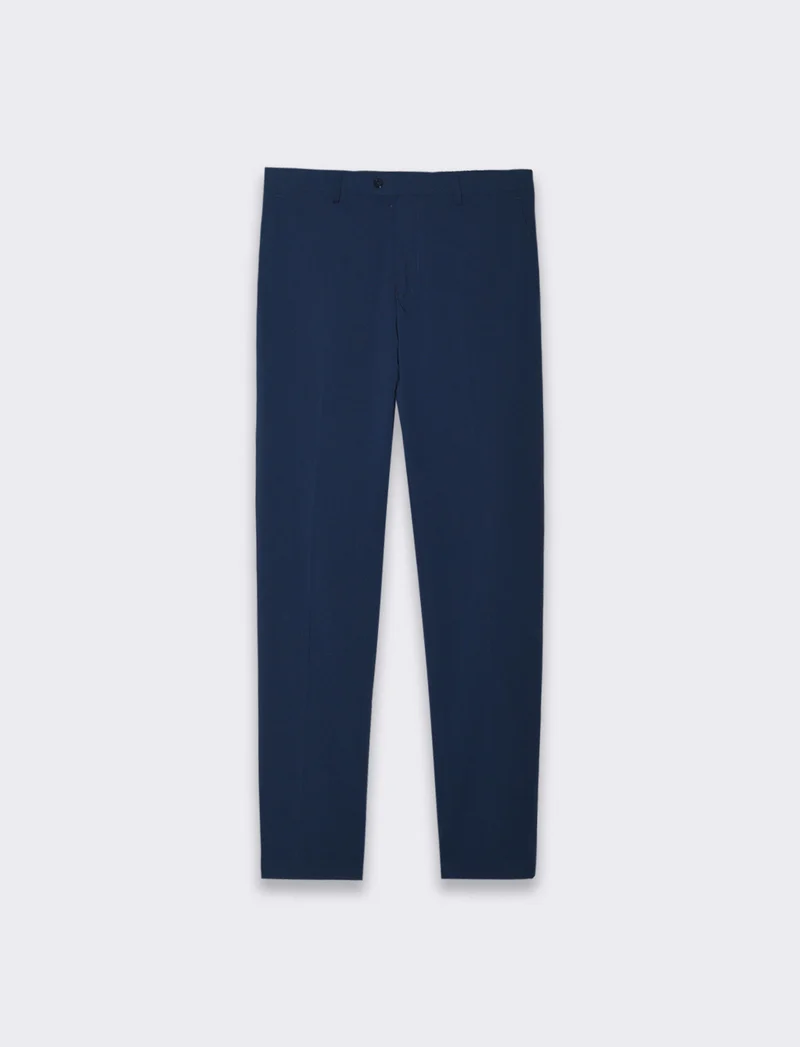 Pantaloni da completo formal fit da uomo - Blu