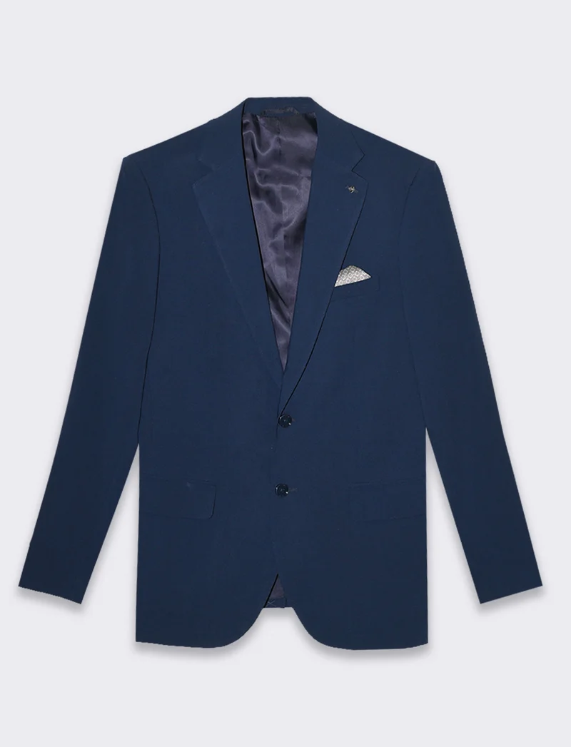 Blazer da completo formal fit da uomo - Blu