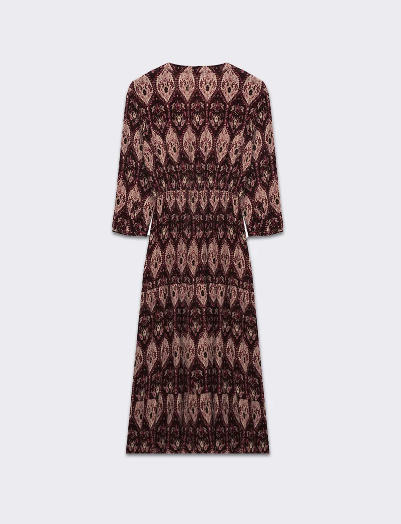 Vestito lungo con cintura da donna - var 2