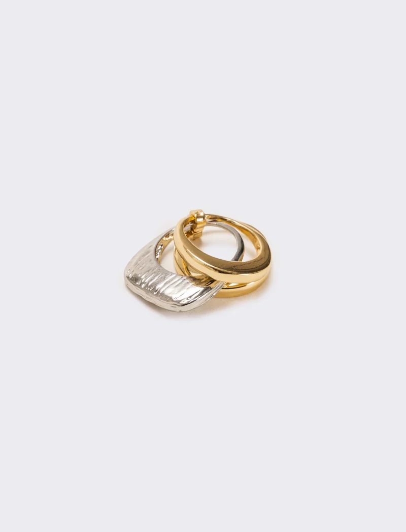 Card 3 pezzi anelli donna - Oro