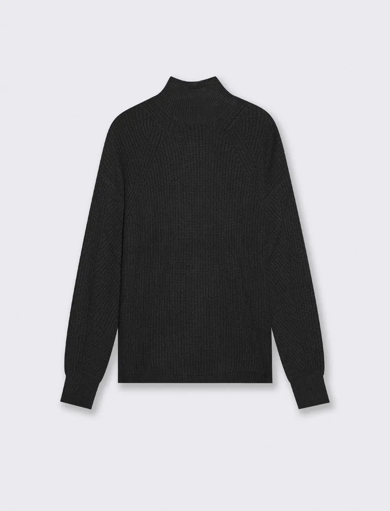 PULLOVER IN CINIGLIA - Nero