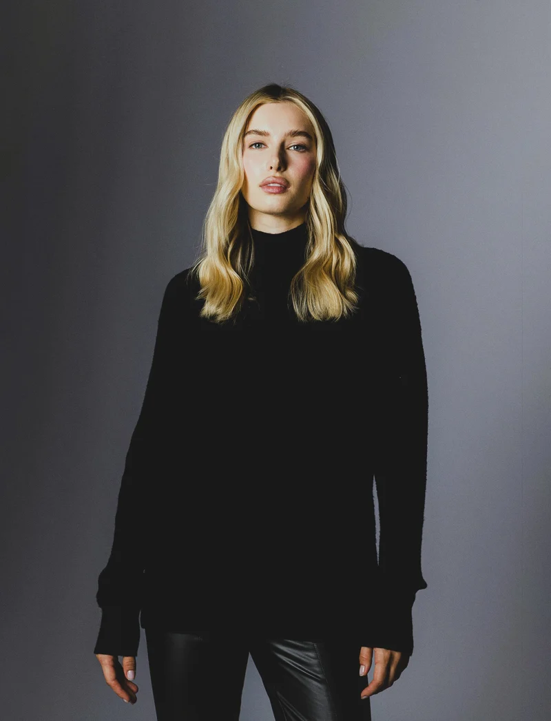 PULLOVER IN CINIGLIA - Nero