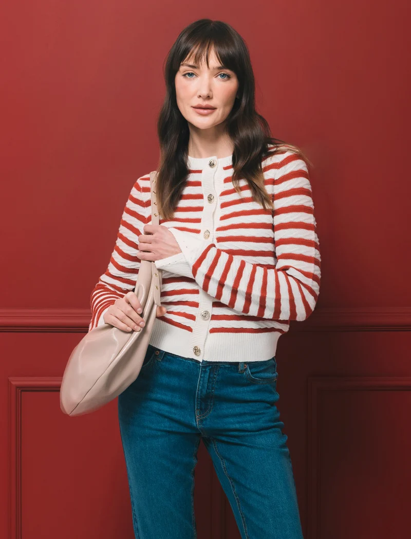 Cardigan Manica Lunga a Treccia - var 2