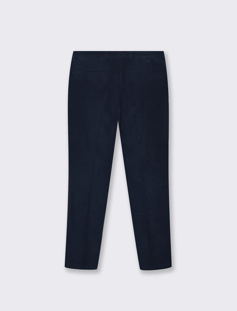 PANTALONI IN VELLUTO DA COMPLETO FORMAL FIT - Blu
