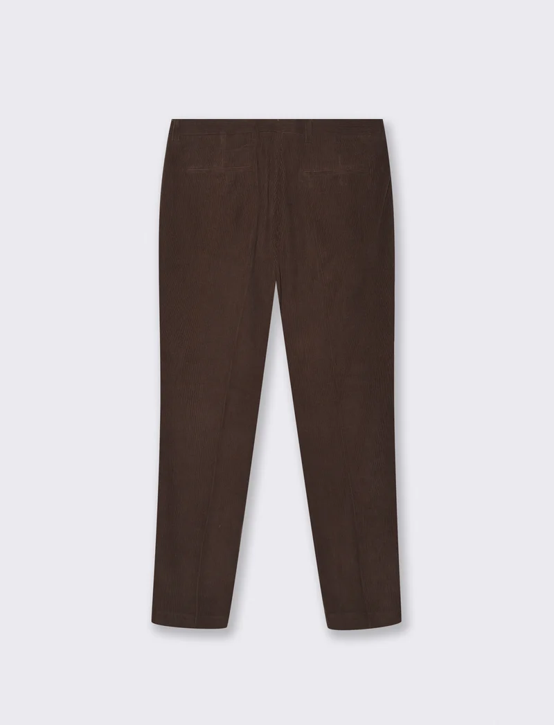 PANTALONI IN VELLUTO DA COMPLETO FORMAL FIT - Moro