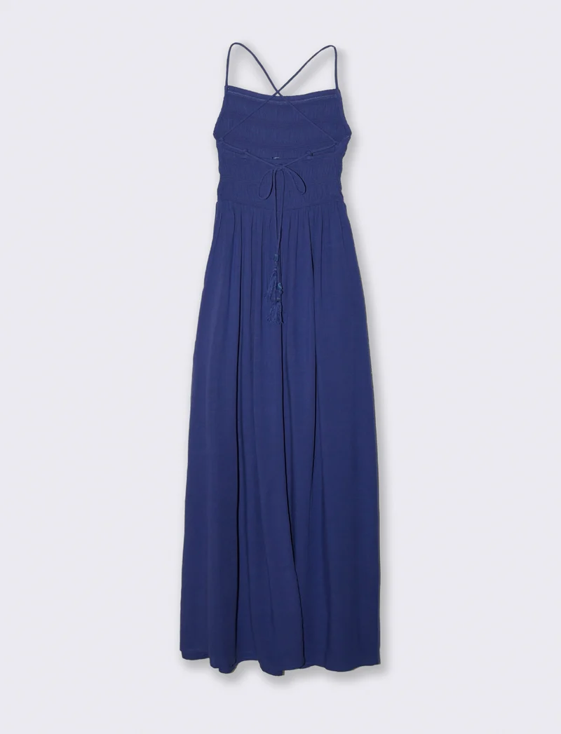 Abito con spalline da donna - Mirtillo