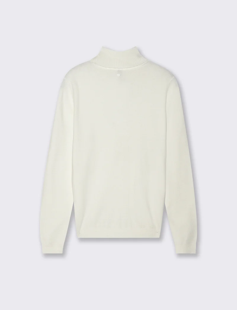 PULLOVER BASICO - Avorio