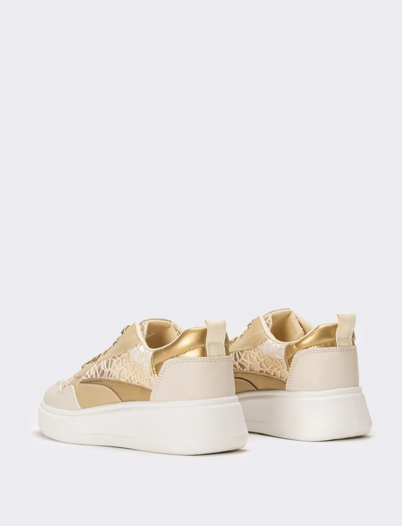 Sneakers in rete da donna - Beige