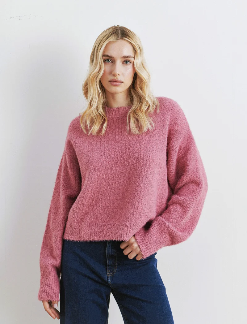 PULLOVER IN CINIGLIA OPACA - cipolla