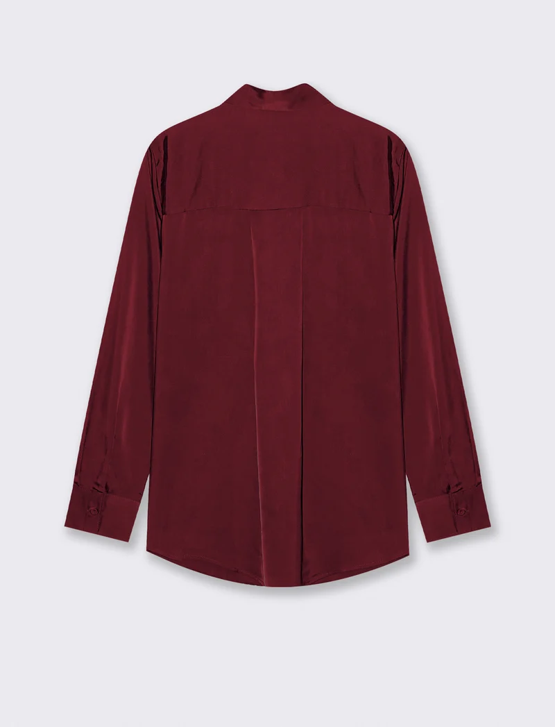 CAMICIA IN SATIN - Vinaccia