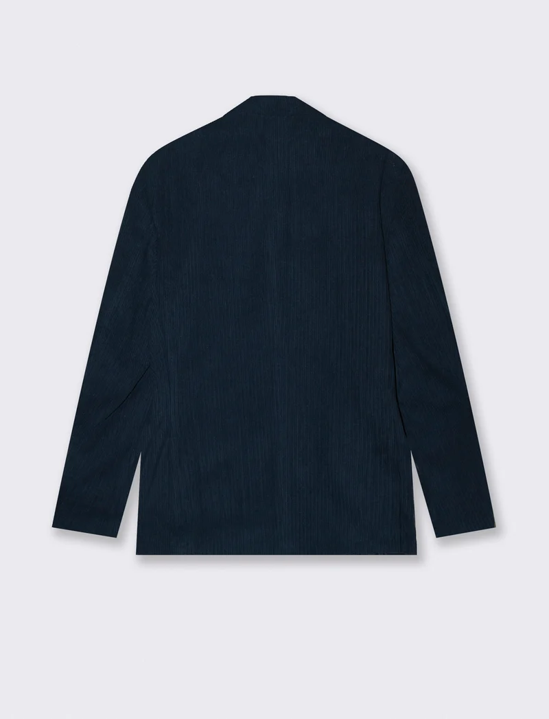 BLAZER IN VELLUTO DA COMPLETO FORMAL FIT - Blu