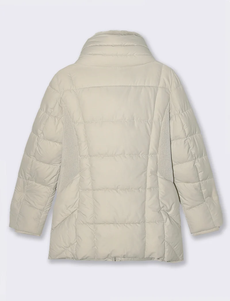 GIACCONE IMBOTTITO - Bianco gesso