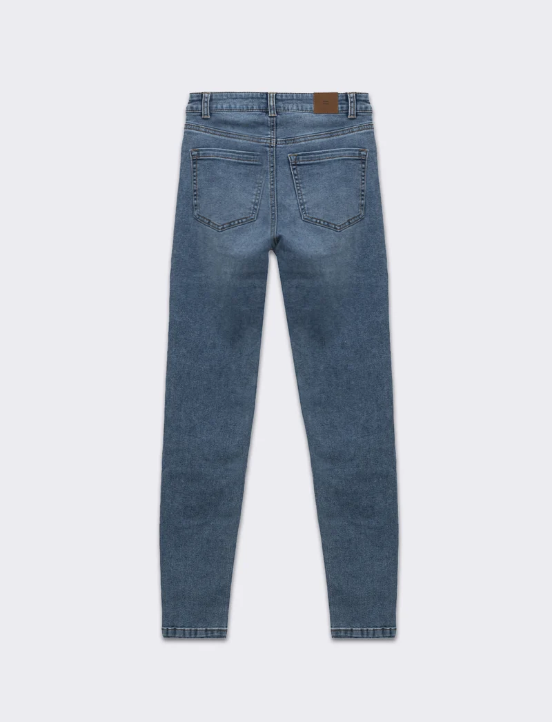 Jeans basico skinny da donna - Denim