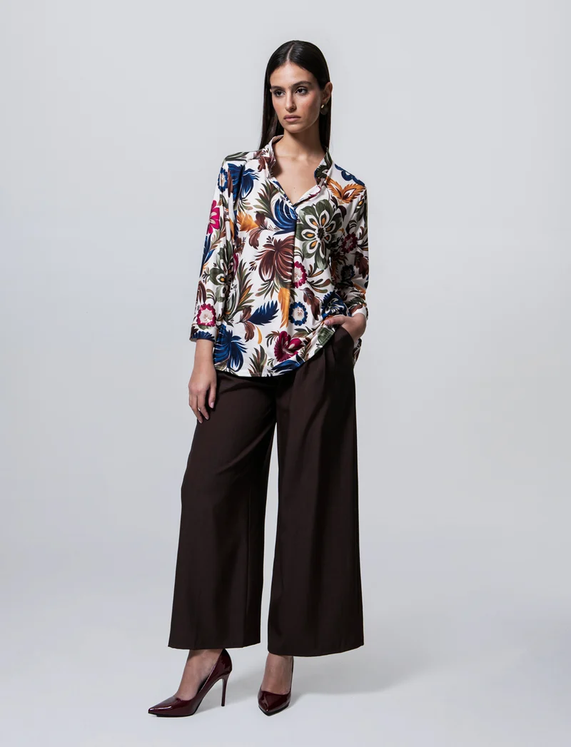 PANTALONE CON CINTURA - Moro