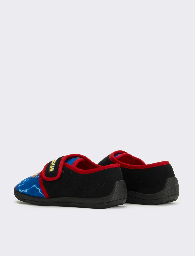 Pantofola con strappo Superman© da bambino - Blu