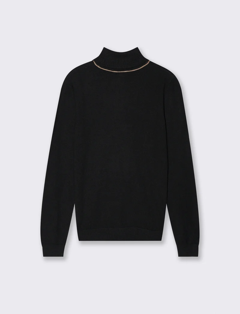 PULLOVER BASICO - Nero