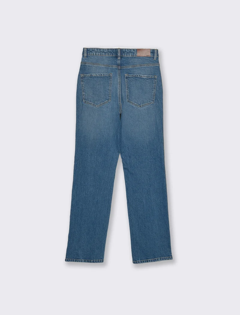 Jeans gamba diritta da donna - Denim