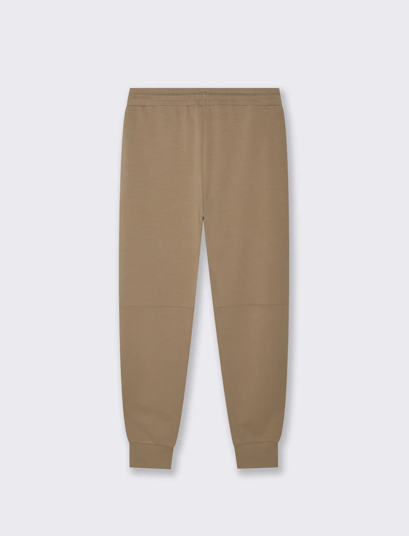 PANTALONI SPORTIVI IN INTERLOCK: - Grigio tortora