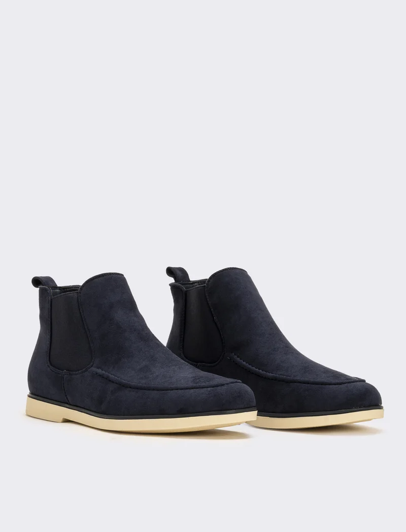 Scarpa con fasce elastiche da uomo - Blu