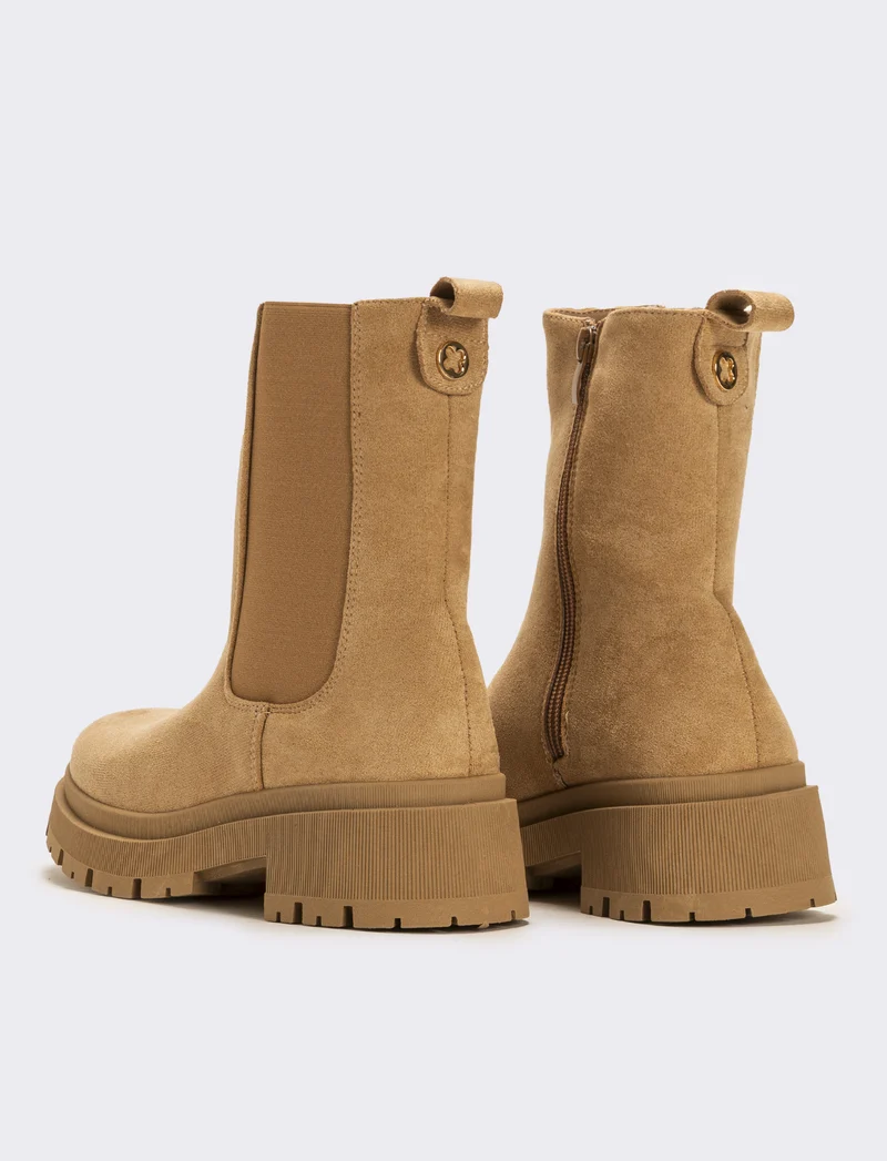 Trochetto modello chelsea da donna - Beige