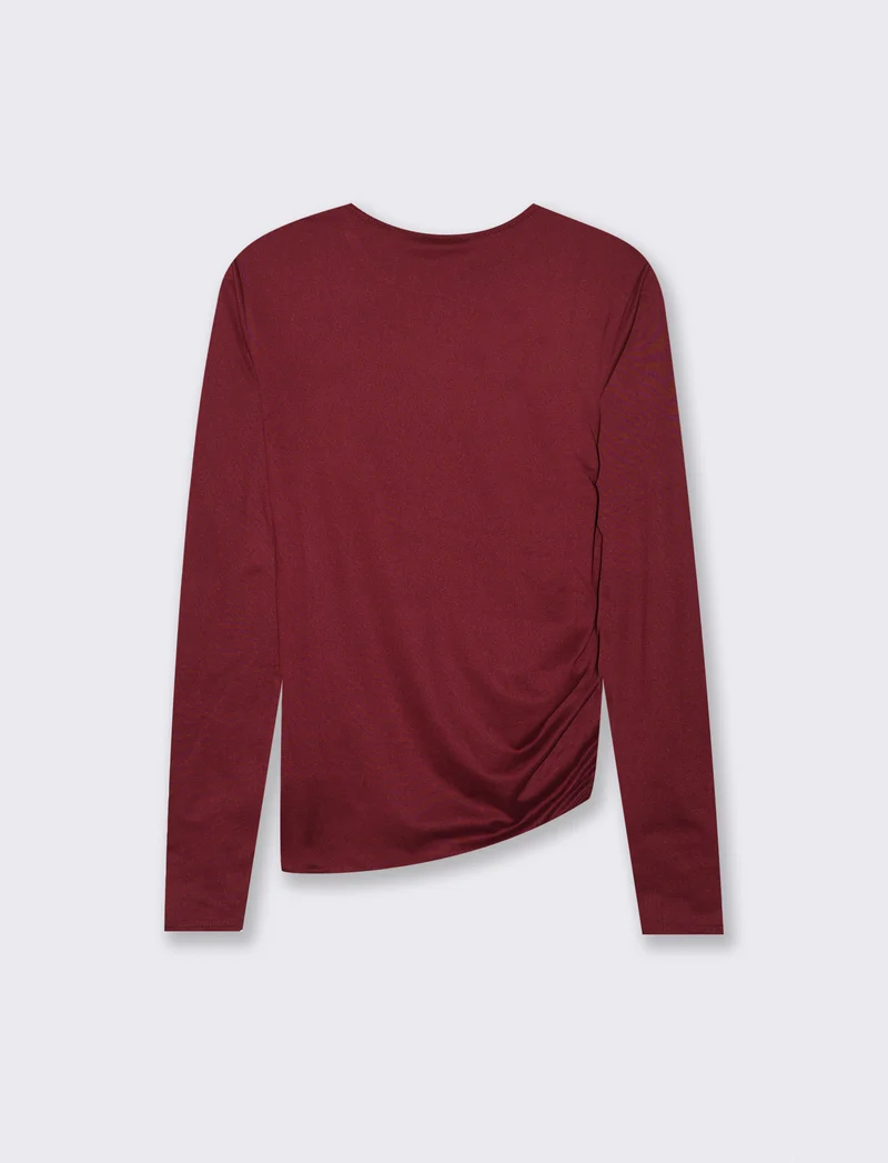 T-SHIRT CON ARRICCIO - Vinaccia