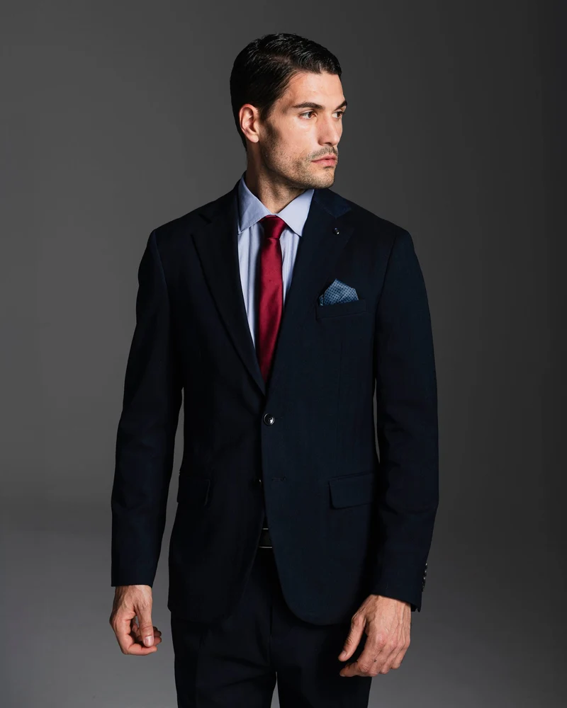 BLAZER STRUTTURATO DA COMPLETO FORMAL FIT - Blu