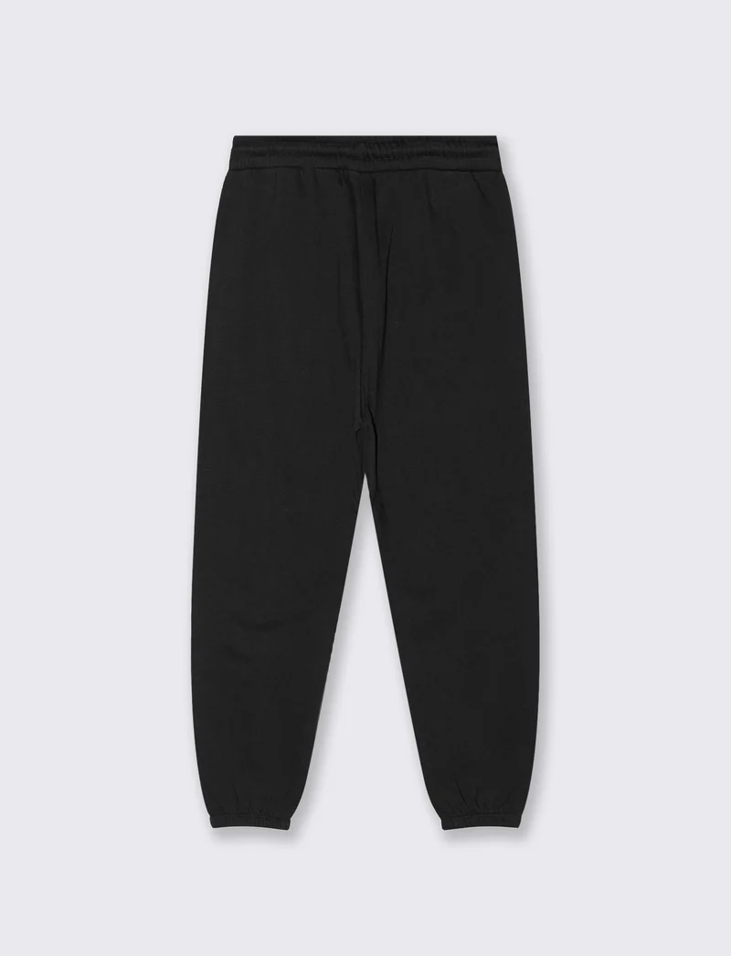 PANTALONI BAGGY JOGGER IN FELPA - Nero