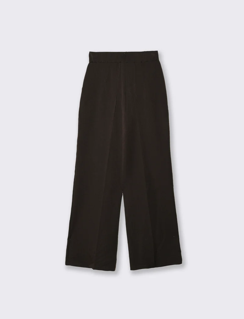 PANTALONE STRAIGHT VITA ALTA - Moro