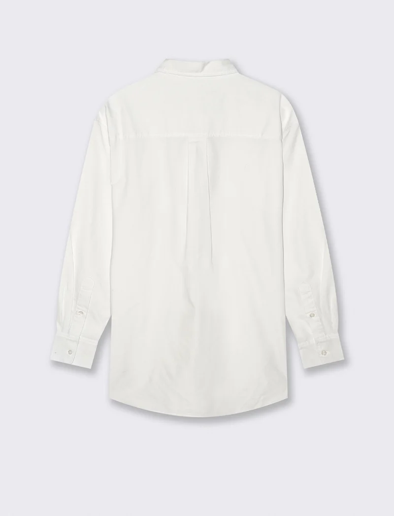 CAMICIA IN COTONE - Bianco