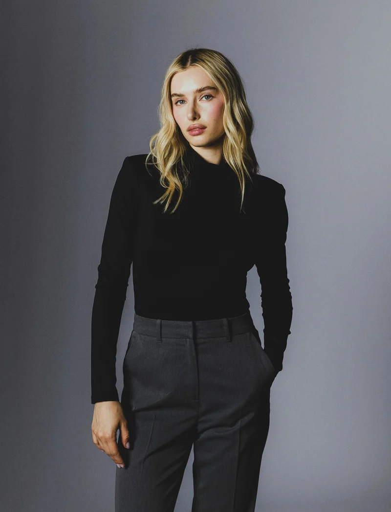 BODY CON SPALLINE - Nero