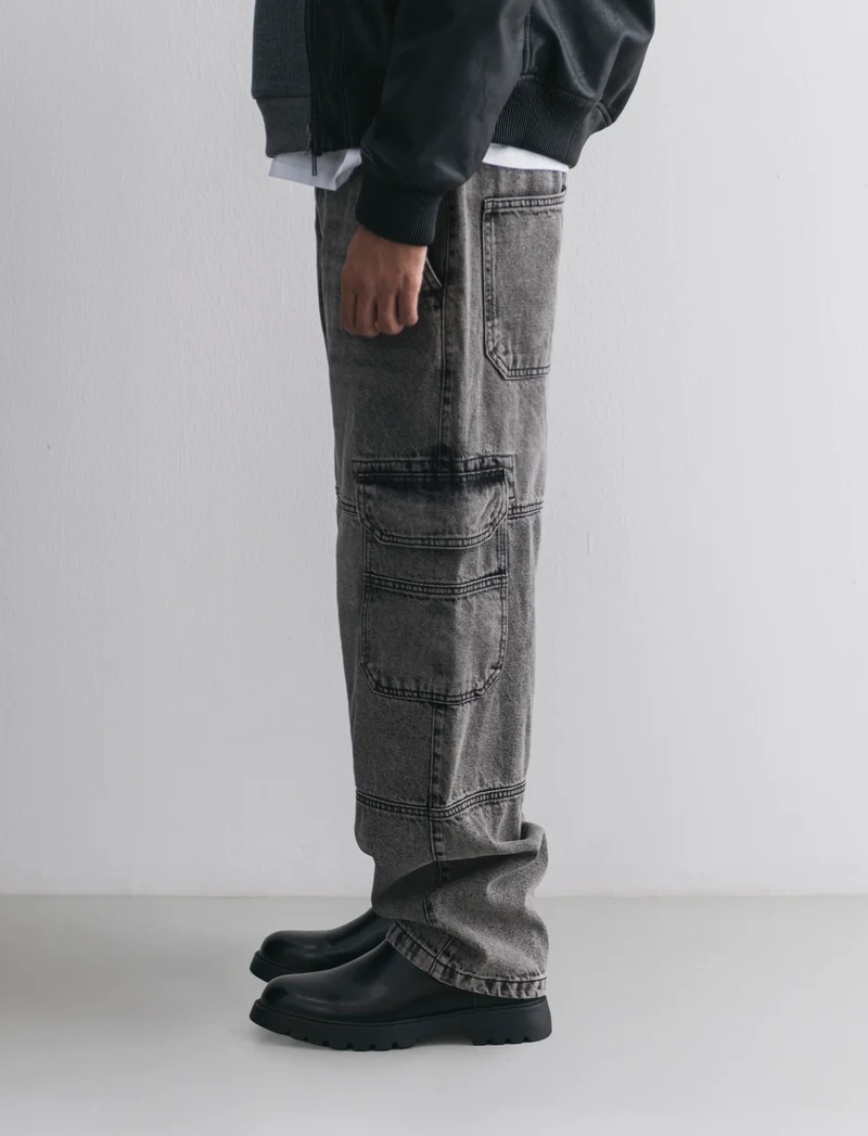 Stivale con fondo roccia da uomo - Nero