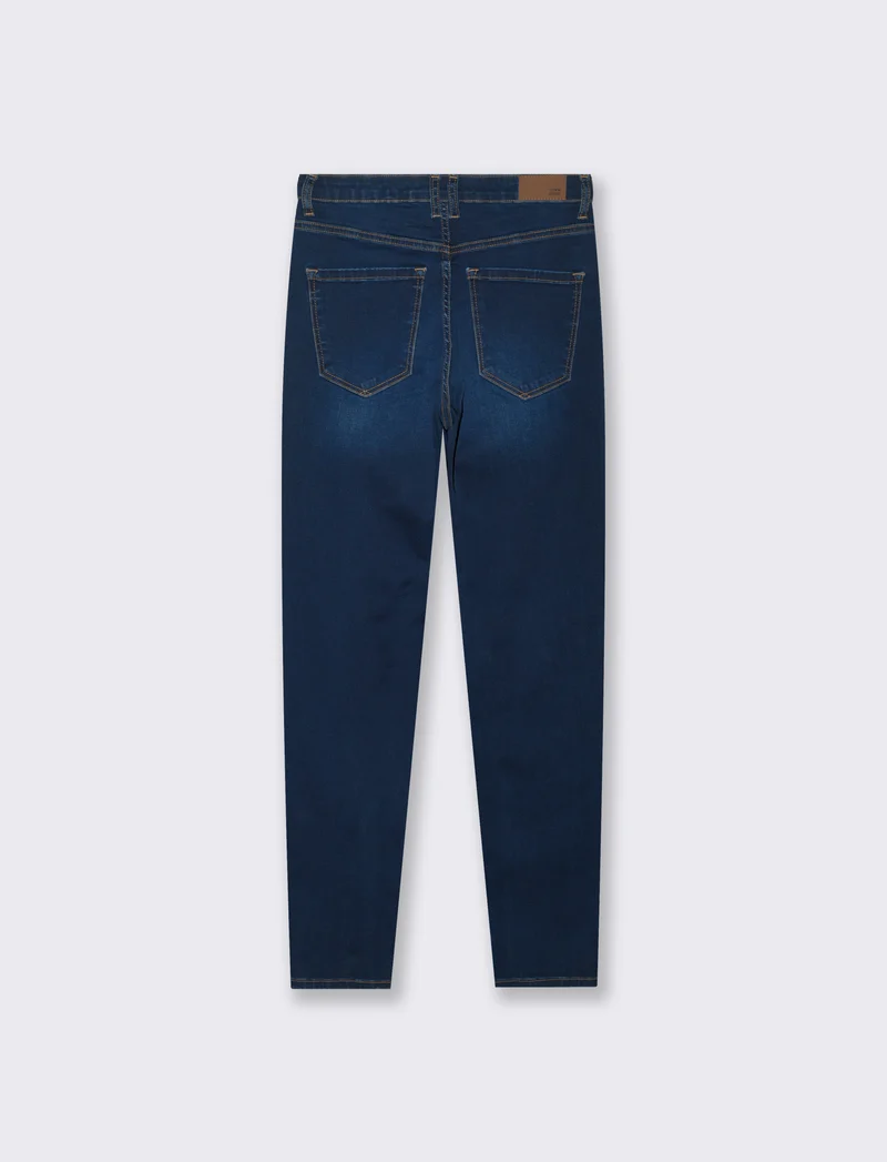 JEANS SKINNY REGULAR WAIST - DENIM SCURO