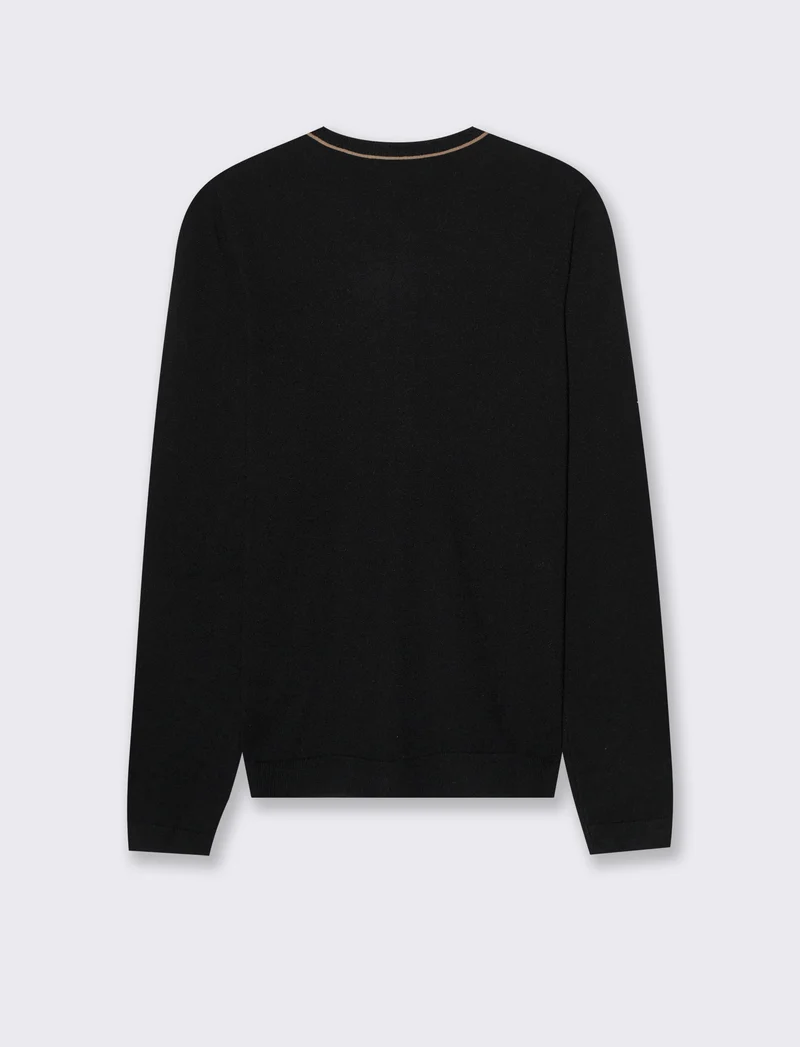CARDIGAN BASICO - Nero