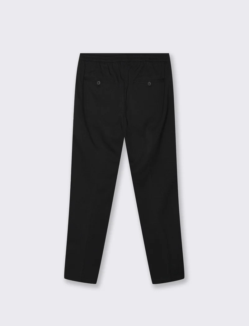 PANTALONI CHINO JOGGER - Nero
