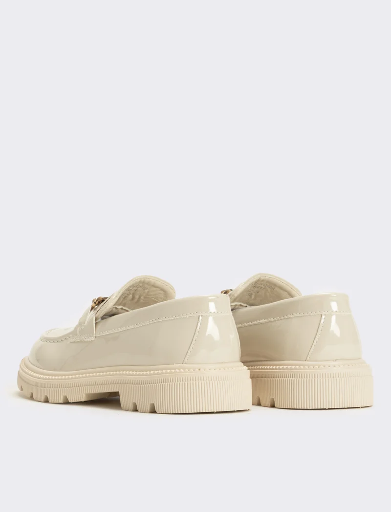 College con morsetto da bambina - Beige