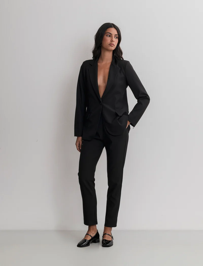 PANTALONE SLIM - Nero