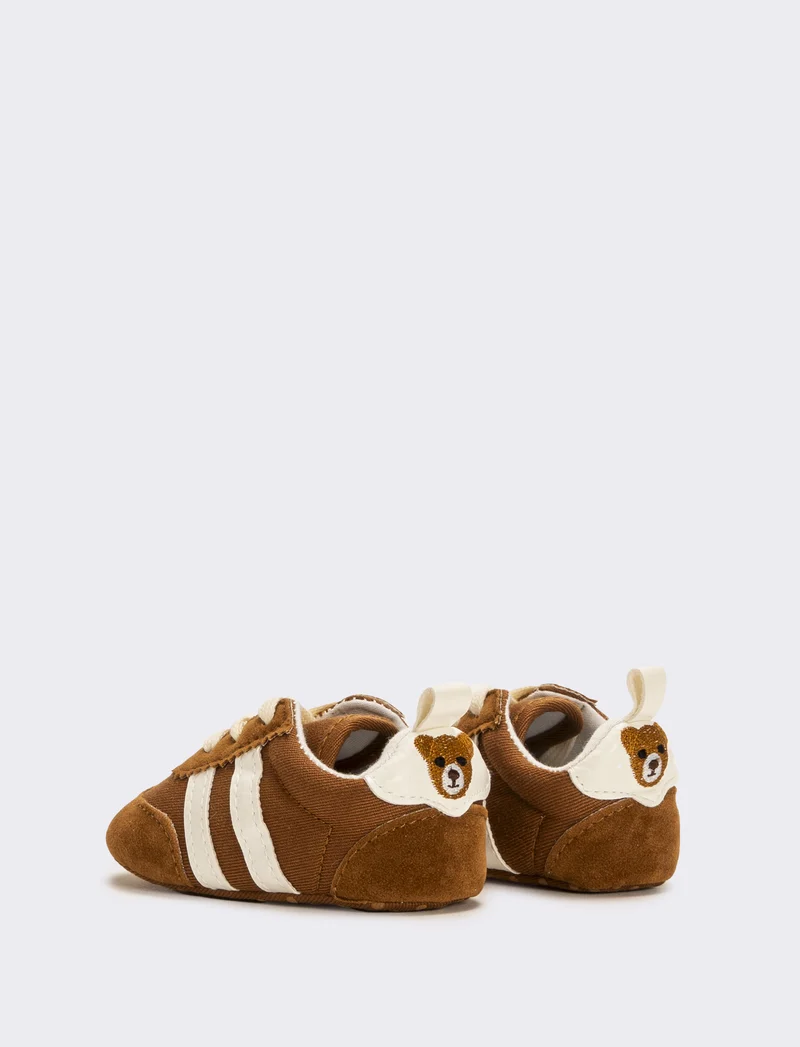 Scarpa Teddy da neonato - Marrone