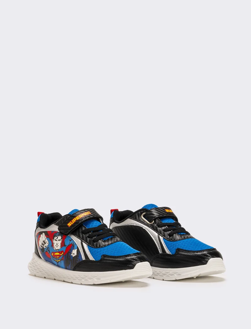 Sneakers Superman© da bambino con strappo - Blu