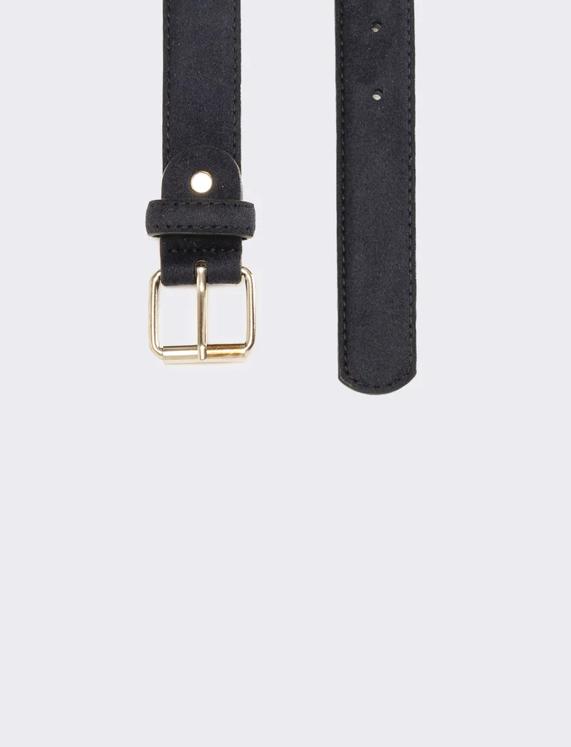 Cintura liscia h 2,5 cm 75-85 - Blu