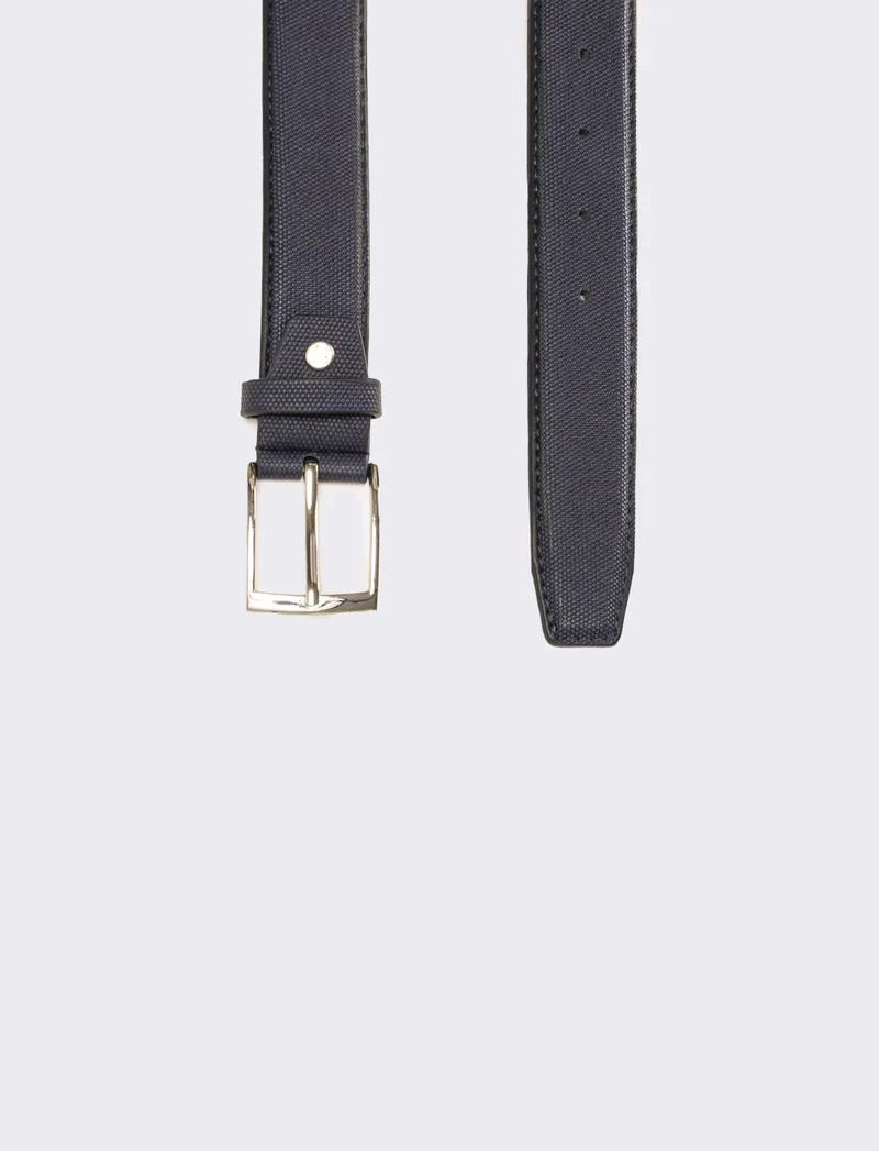 Cintura uomo fusto stampato - Denim