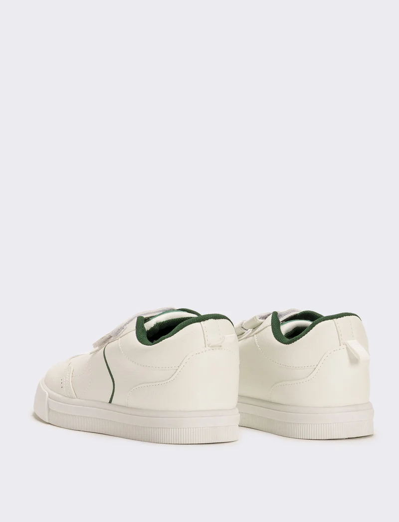 Sneakers minimal da bambino - Bianco