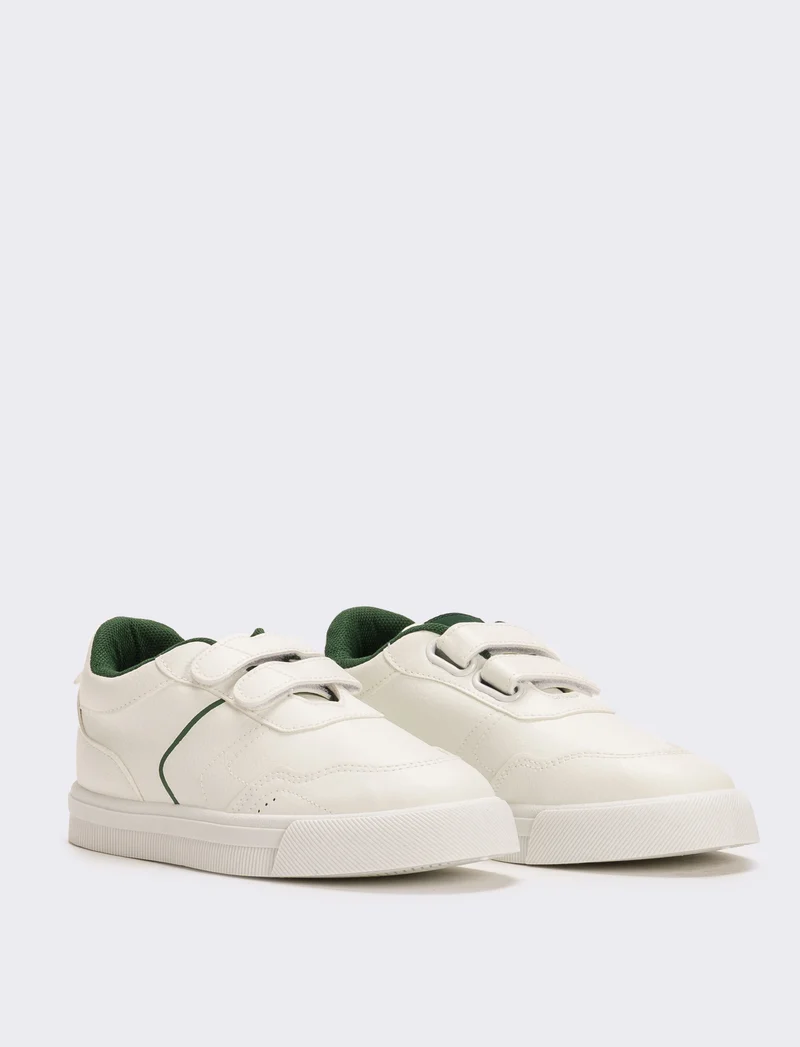 Sneakers minimal da bambino - Bianco