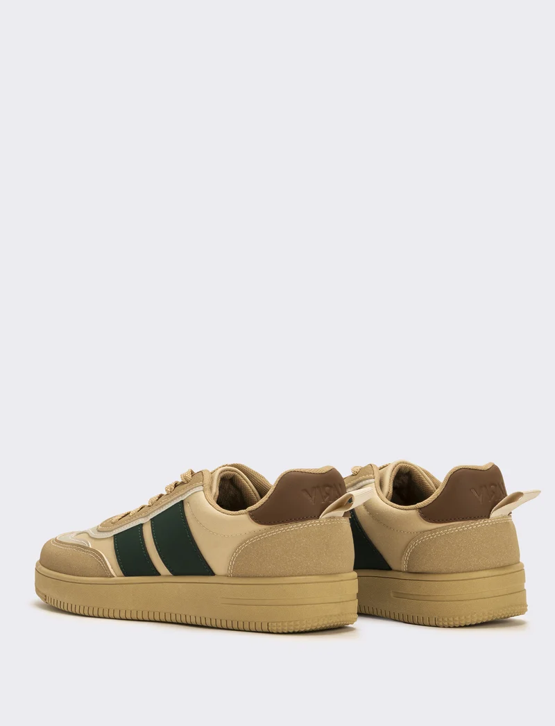 Sneakers camel da uomo - Cammello