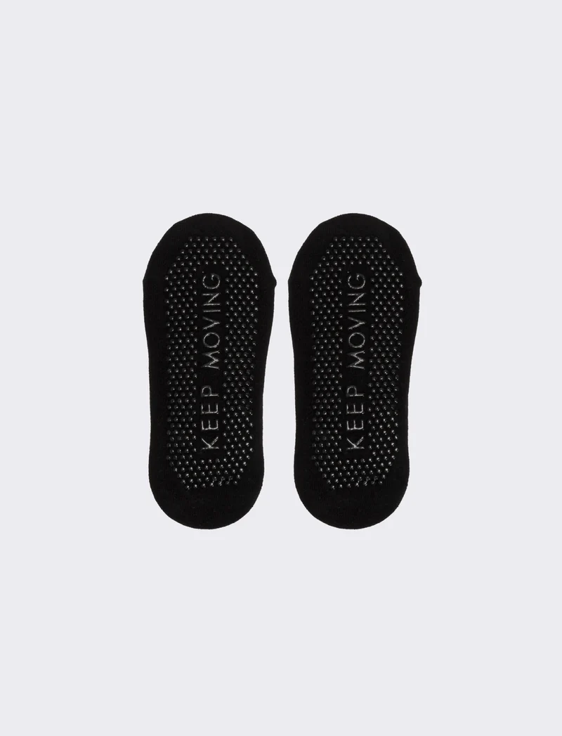 Calzini fitness yoga donna - Nero