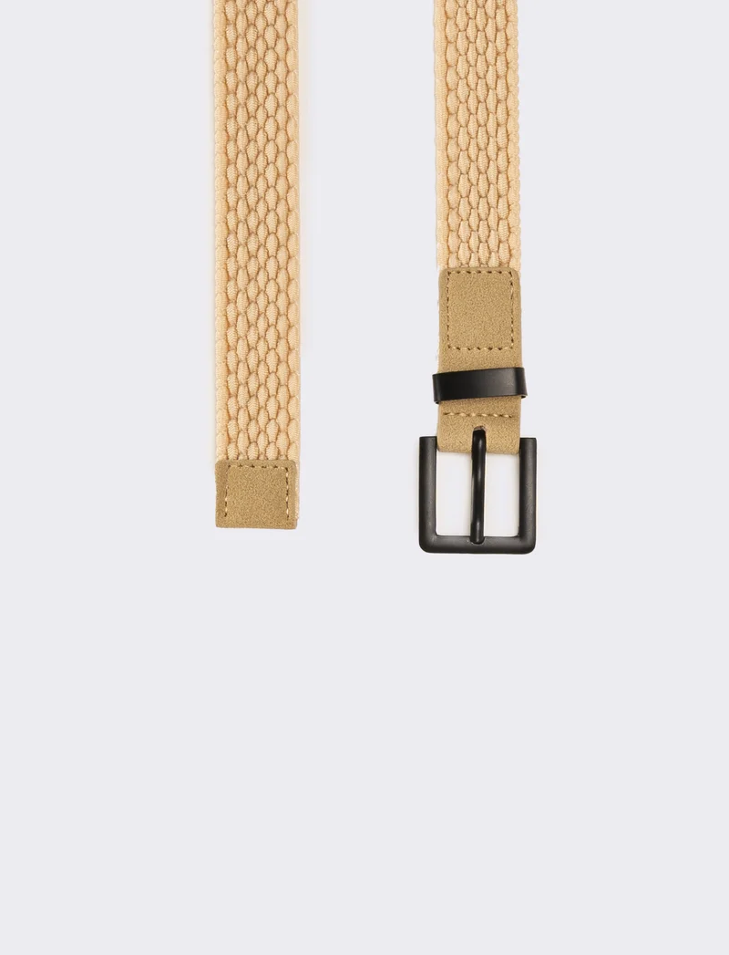 Cintura bambino elastica - Beige