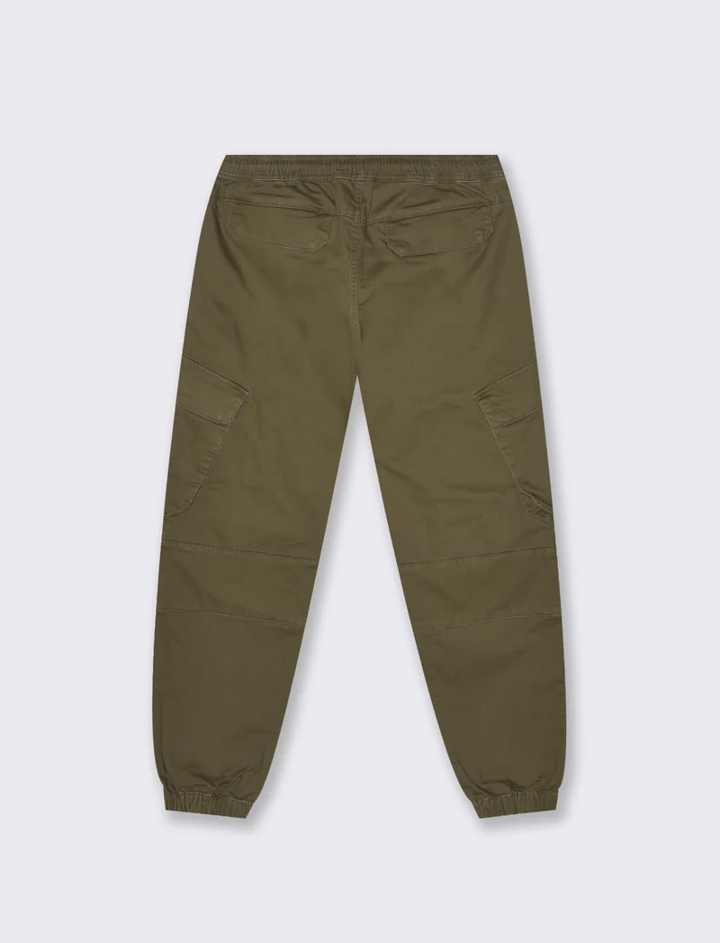 PANTALONI CARGO FIT - Verde kaki